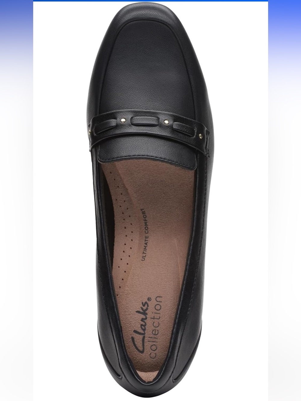 Clarks Woman Black Leather loafers, Clarks Collection Juliet Bay | 11 US - Picture 13 of 14